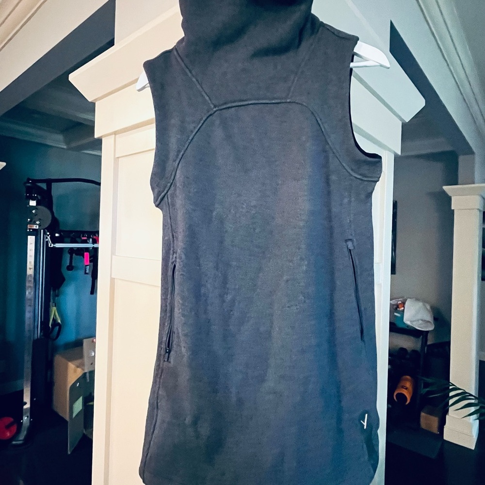 Gray Sleeveless wool tunic